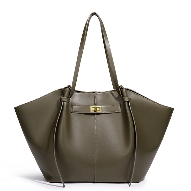 Lekka Duża Torebka Damska – Pojemna Torebka w Kształcie Nietoperza, Modna Torebka na Ramię i Crossbody
