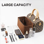 Wyjmowany filcowy organizer do torebki Luxury Handbag Speedy 25/30/35 – wkładka porządkująca, kosmetyczka, usztywniacz i wewnętrzna saszetka podróżna