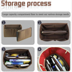 Wyjmowany filcowy organizer do torebki Luxury Handbag Speedy 25/30/35 – wkładka porządkująca, kosmetyczka, usztywniacz i wewnętrzna saszetka podróżna