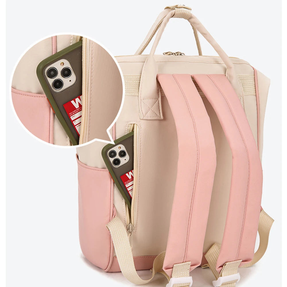 Plecak Damski Kawaii – Duży i Pojemny Plecak Szkolny, Wodoodporny Plecak na Laptopa, Podróżny