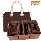 Wyjmowany filcowy organizer do torebki Luxury Handbag Speedy 25/30/35 – wkładka porządkująca, kosmetyczka, usztywniacz i wewnętrzna saszetka podróżna