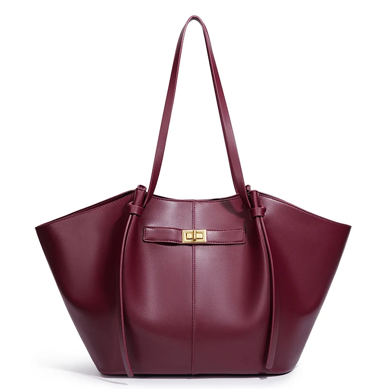 Lekka Duża Torebka Damska – Pojemna Torebka w Kształcie Nietoperza, Modna Torebka na Ramię i Crossbody